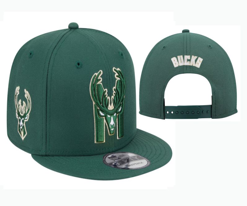 2025 NBA Milwaukee Bucks Hat style TX 01